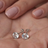 Everyday Cubic Zirconia Studs in 14k Gold