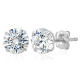 Everyday Cubic Zirconia Studs in 14k Gold