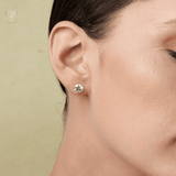 Everyday Cubic Zirconia Studs in 14k Gold