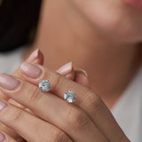 Everyday Cubic Zirconia Studs in 14k Gold