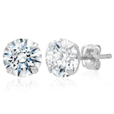 Everyday Cubic Zirconia Studs in 14k Gold