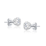 Classic 6mm Round Stud Earrings in 14K Gold