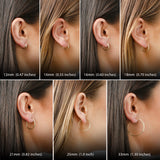 1.5MM Endless Hoops in 14K Yellow Gold