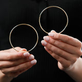2MM Tube Endless Hoops in 14K Yellow Gold