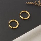 Round the Clock Mini Huggies in 14k Gold