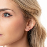 Infinity Studs in 14k Gold