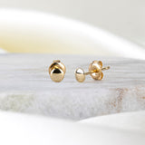Petite Dot Studs in 14k Gold