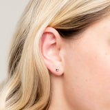 Petite Dot Studs in 14k Gold