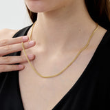 Miami 2.8mm Cuban Link Chain in 14k Gold