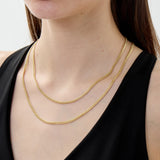 Miami 2.8mm Cuban Link Chain in 14k Gold