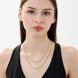 Miami 2.8mm Cuban Link Chain in 14k Gold