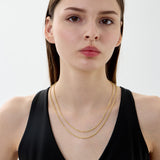 Cortona 2mm Diamond Cut Rope Chain in 14k Gold