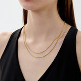 Cortona 2mm Diamond Cut Rope Chain in 14k Gold