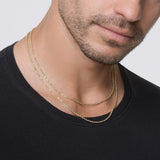 Cortona 2mm Diamond Cut Rope Chain in 14k Gold