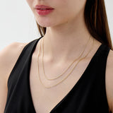Siena 2.3mm Two-Tone Mariner Chain in 14k Gold