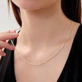 Siena 2.3mm Two-Tone Mariner Chain in 14k Gold