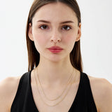Siena 2.3mm Two-Tone Mariner Chain in 14k Gold