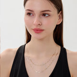 Lucca 2mm Tricolor Mirror Valentino Chain in 14k Gold