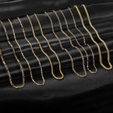 Lucca 2mm Tricolor Mirror Valentino Chain in 14k Gold