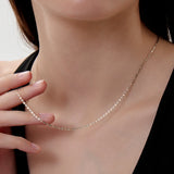 Brera 1.7mm Diamond Cut Tricolor Valentino Chain in 14k Gold
