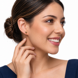 14K Yellow Gold Ball Stud Earrings