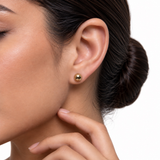 14K Yellow Gold Ball Stud Earrings