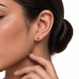 14K Yellow Gold Ball Stud Earrings