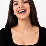 10K Gold Initial Letter Pendant Necklace