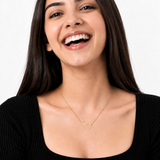 10K Gold Initial Letter Pendant Necklace