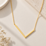 10K Gold Initial Letter Pendant Necklace