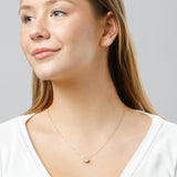 Solitaire Bezel Set Gemstone Pendant in 14k Gold