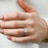 2 Carat Solitaire Simulated Diamond Ring in 14k Gold