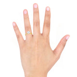 2 Carat Solitaire Simulated Diamond Ring in 14k Gold