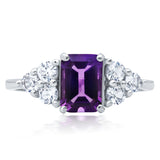 Classic Emerald Cut Ring in 10K Gold