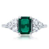 Classic Emerald Cut Ring in 10K Gold