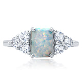 Classic Emerald Cut Ring in 10K Gold