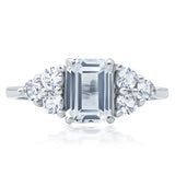 Classic Emerald Cut Ring in 10K Gold