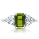 Classic Emerald Cut Ring in 10K Gold