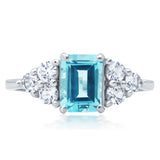 Classic Emerald Cut Ring in 10K Gold
