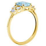 Classic Emerald Cut Ring in 10K Gold