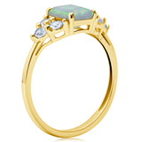 Classic Emerald Cut Ring in 10K Gold