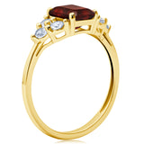 Classic Emerald Cut Ring in 10K Gold