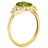 Classic Emerald Cut Ring in 10K Gold