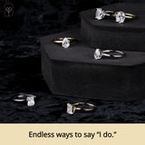 3 Carat Oval Solitaire Cubic Zirconia Engagement Ring in 14k Gold