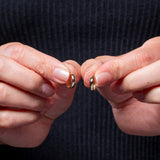 Bold 3mm Click-Top Hoops in 10k Gold