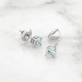 Everyday Solitaire Lab Diamond Studs in 14k Gold, IGI Certified
