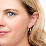 Balance Two-Tone Hoops in 14k Gold